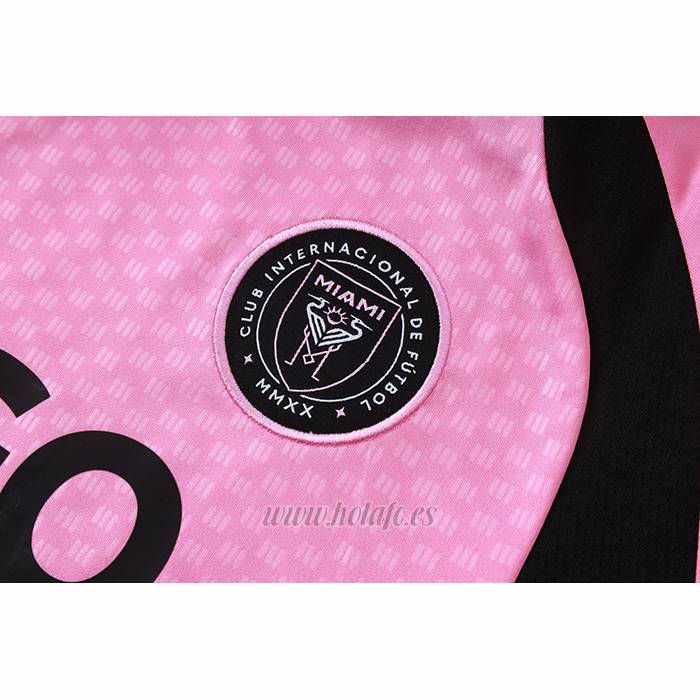 Chandal del Inter Miami Manga Corta 2026-2027 Rosa - Pantalon Corto
